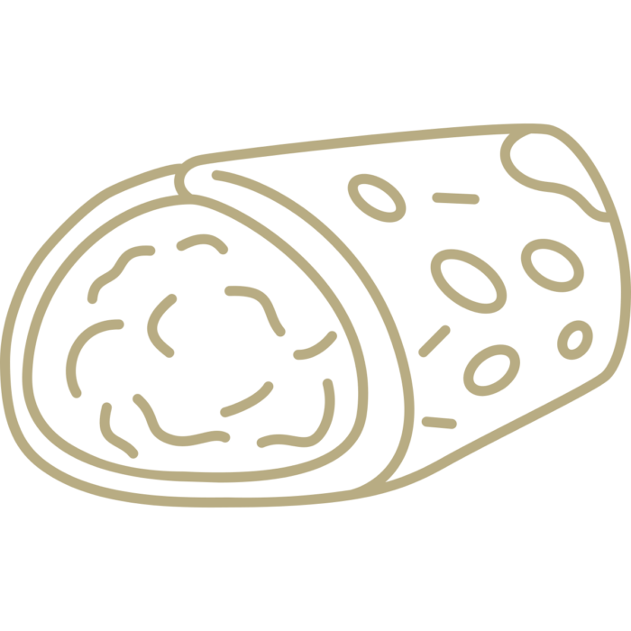 Sausage and Bacon Breakfast Burrito